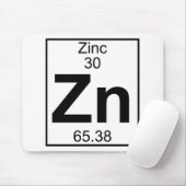 Element 030 - Zn - Zink (volledig) Muismat (Met muis)