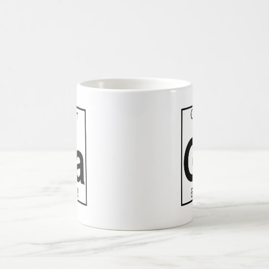 Element 031 - Ga - gallium (volledig) Koffiemok (Center)