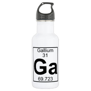 Element 031 - Ga - gallium (volledig) Waterfles