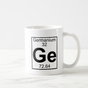 Element 032 - Ge - Germanium (volledig) Koffiemok