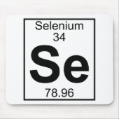 Element 034 - Se - selenium (volledig) Muismat (Voorkant)