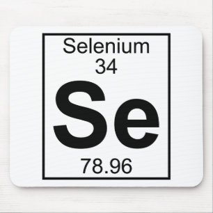 Element 034 - Se - selenium (volledig) Muismat