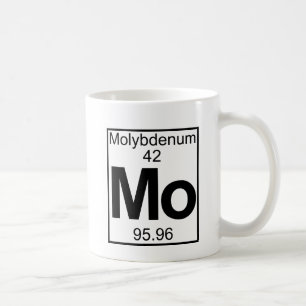 Element 042 - Mo - Molybdeen (volledig) Koffiemok