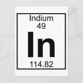 Element 049 - in - indium (volledig) briefkaart (Voorkant)