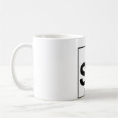 Element 050 - Sn - Tin (volledig) Koffiemok (Links)