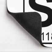 Element 050 - Sn - Tin (volledig) Muismat (Hoek)