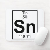 Element 050 - Sn - Tin (volledig) Muismat (Met muis)
