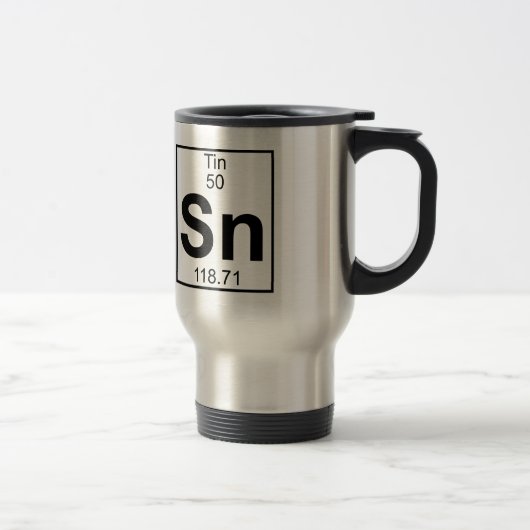 Element 050 - Sn - Tin (volledig) Reisbeker (Rechts)