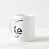 Element 054 - Xe - Xenon (volledig) Koffiemok (Voorkant links)