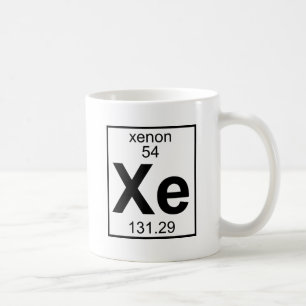 Element 054 - Xe - Xenon (volledig) Koffiemok