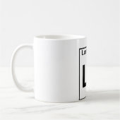 Element 057 - La - Lanthanum (volledig) Koffiemok (Links)