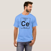Element 058 - ce - cerium (volledig) t-shirt (Voorkant volledig)