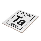 Element 073 - Ta - tantaal (volledig) Tegeltje (Zijkant)