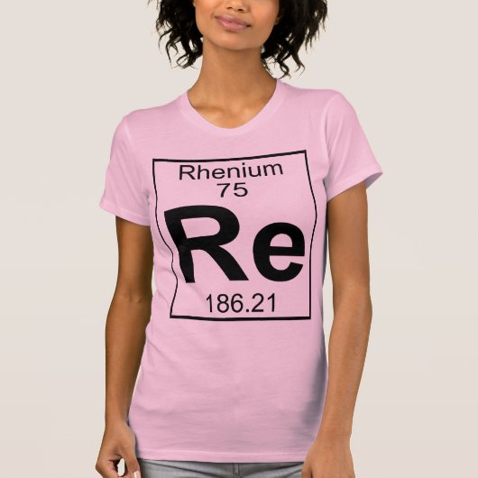 Element 075 - Renium (volledig) T-shirt (Voorkant)