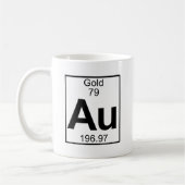 Element 079 - Au - Gold (volledig) Koffiemok (Links)