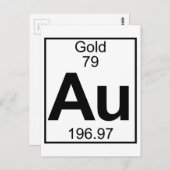 Element 079 - AU - Goud (Volledig) Briefkaart (Voorkant / Achterkant)