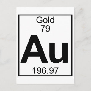 Element 079 - AU - Goud (Volledig) Briefkaart
