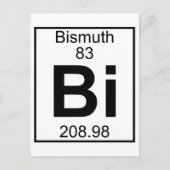 Element 083 - Bi - bismut (volledig) Briefkaart (Voorkant)