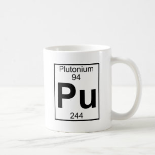 Element 094 - Pu - Plutonium (volledig) Koffiemok