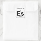 Element 099 - ES - Einsteinium (volledig) Vierkante Sticker (Tas)
