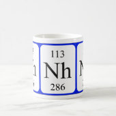 Element 113 witte mok - nihonium (Center)