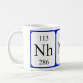 Element 113 witte mok - nihonium (Links)