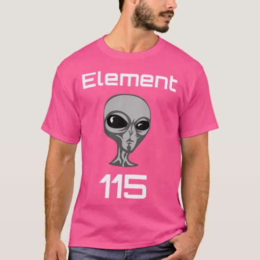 Element 115 Moscovium Alien Fuel T-shirt (Voorkant)