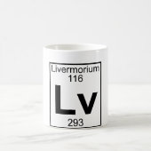 Element 116 - Lv - Livermorium (volledig) Koffiemok (Center)