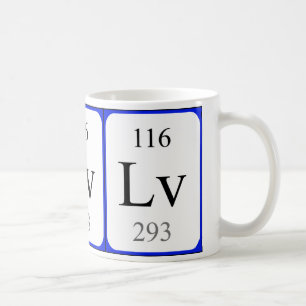Element 116 witte mok - Livermorium