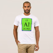 Element 13 shirt - aluminium (Voorkant volledig)