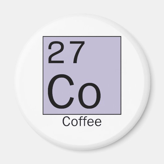 Element 27: koffie magneet (Voorkant)