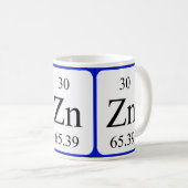 Element 30 witte mok - Zink (Voorkant rechts)