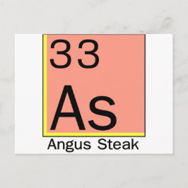 Element 33: Angus Steak Briefkaart