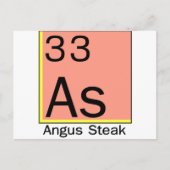 Element 33: Angus Steak Briefkaart (Voorkant)