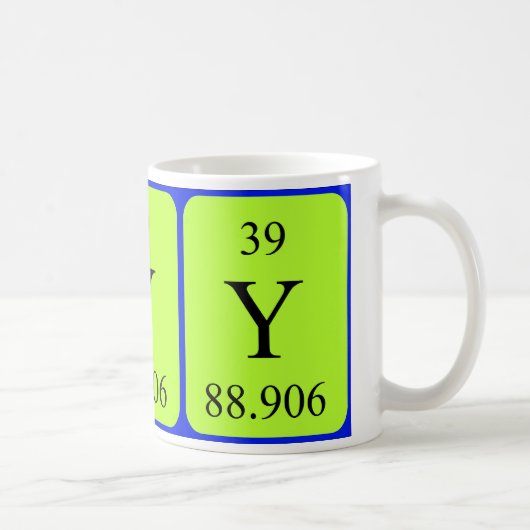 Element 39 mok - Yttrium (Rechts)