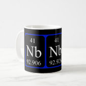 Element 41 mok - niobium (Voorkant links)