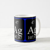 Element 47 mok - Zilver (Voorkant rechts)