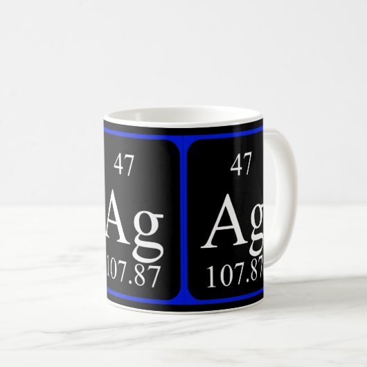 Element 47 mok - Zilver (Voorkant rechts)