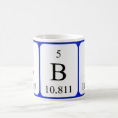 Element 5 witte mok - Boron (Center)