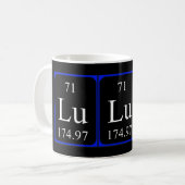 Element 71 mok - Lutetium (Voorkant links)