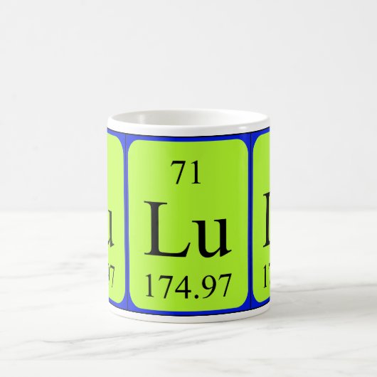 Element 71 mok - Lutetium (Center)