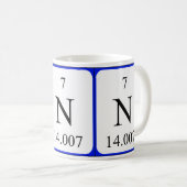 Element 7 witte mok - stikstof (Voorkant rechts)