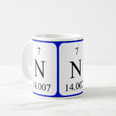 Element 7 witte mok - stikstof (Voorkant links)