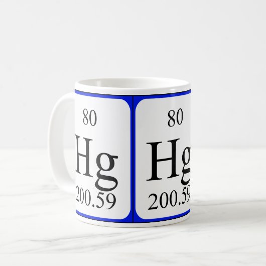 Element 80 witte mok - Kwik (Voorkant links)