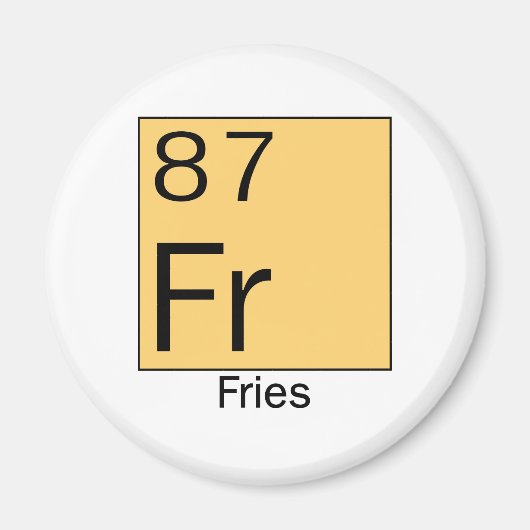 Element 87: Fries Magneet (Voorkant)