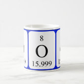 Element 8 witte mok - zuurstof (Center)
