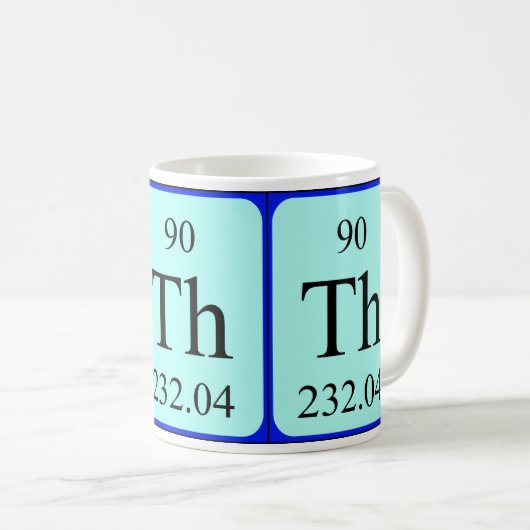 Element 90 mok - Thorium (Voorkant rechts)