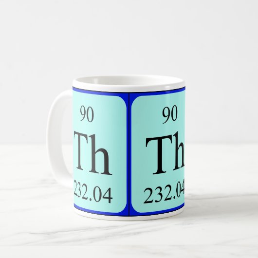 Element 90 mok - Thorium (Voorkant links)