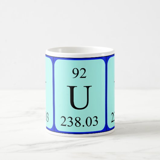 Element 92 mok - uranium (Center)