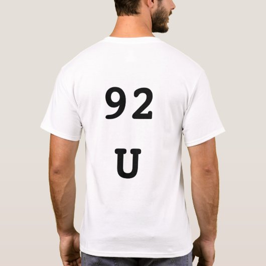 Element #92 - Uranium T-shirt (Achterkant)
